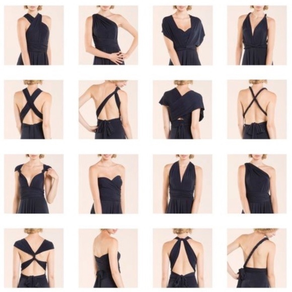 RARE Butter By Nadia Tarr Pink Infinity Wrap Dress - Picture 8 of 8